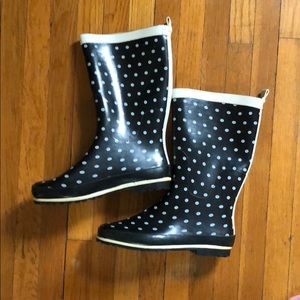 GMA NY NY Polka Dot Rain Boots